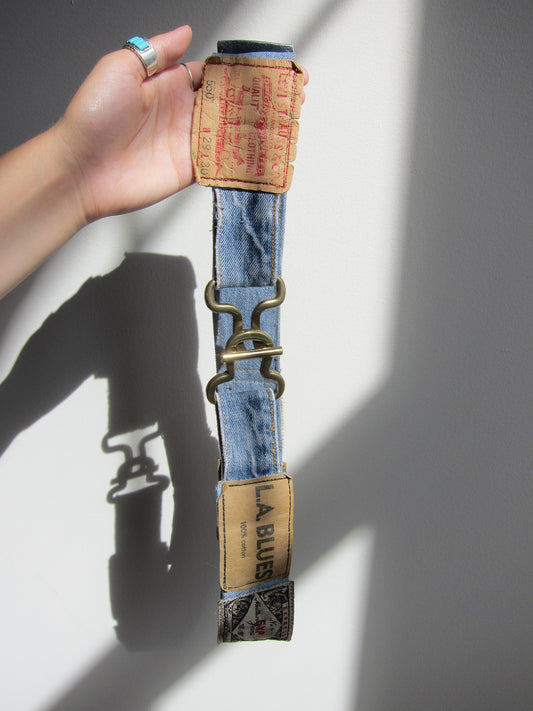 Salvaged Label Belt 01