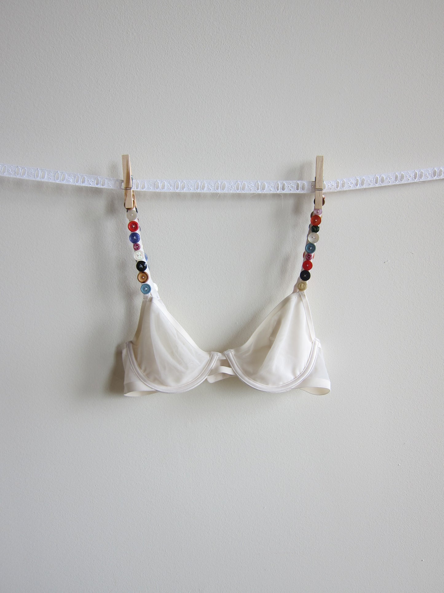 Balconette Button Bra