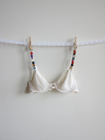 Balconette Button Bra