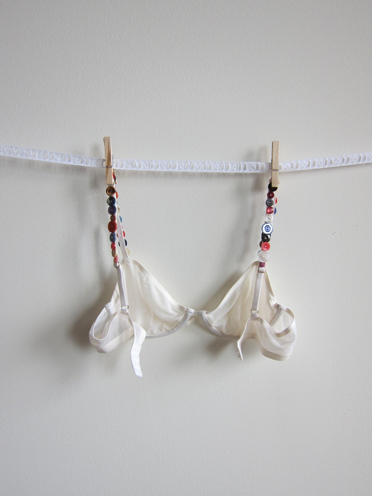 Balconette Button Bra