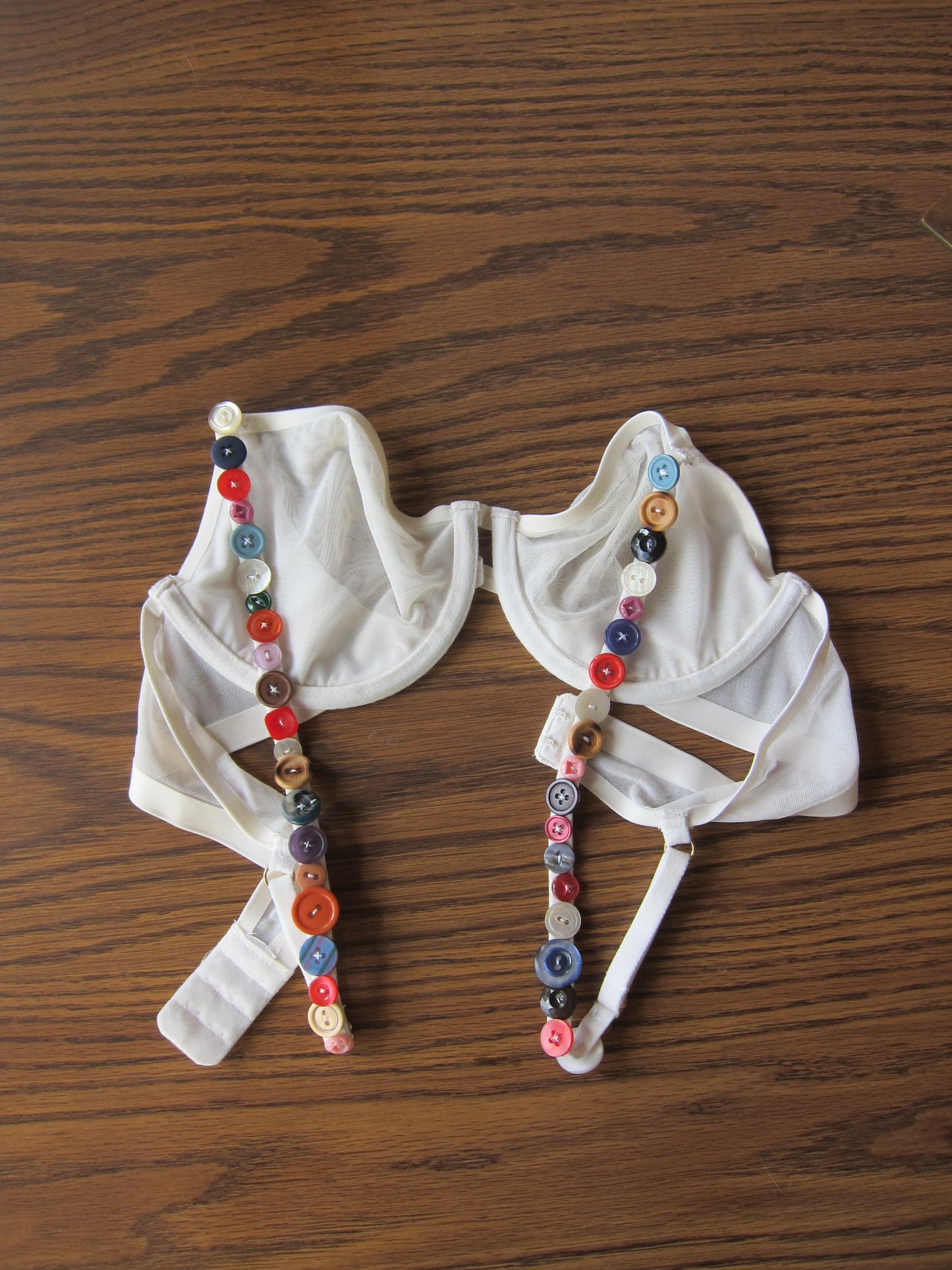 Balconette Button Bra