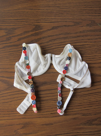 Balconette Button Bra