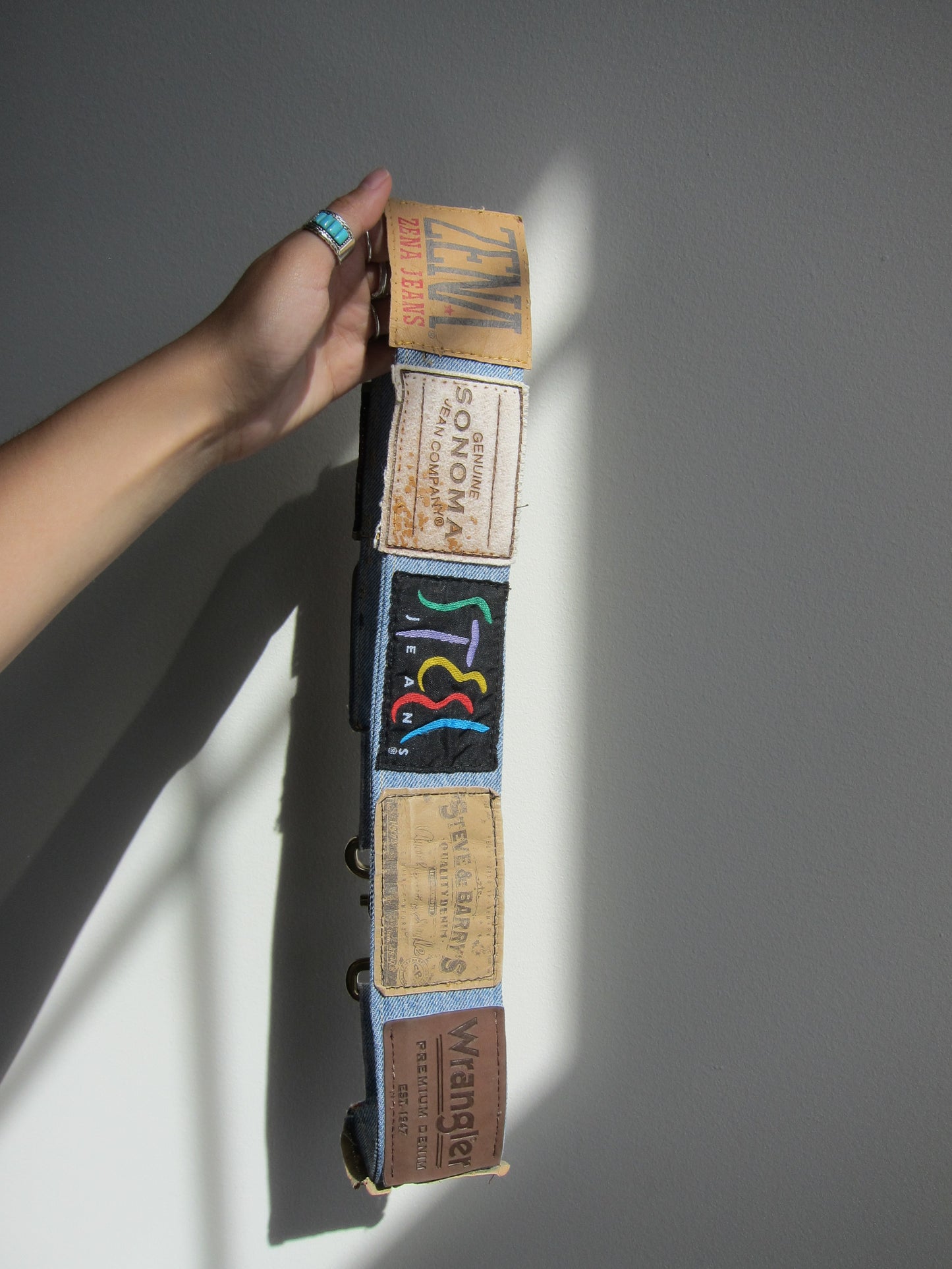 Salvaged Label Belt 01