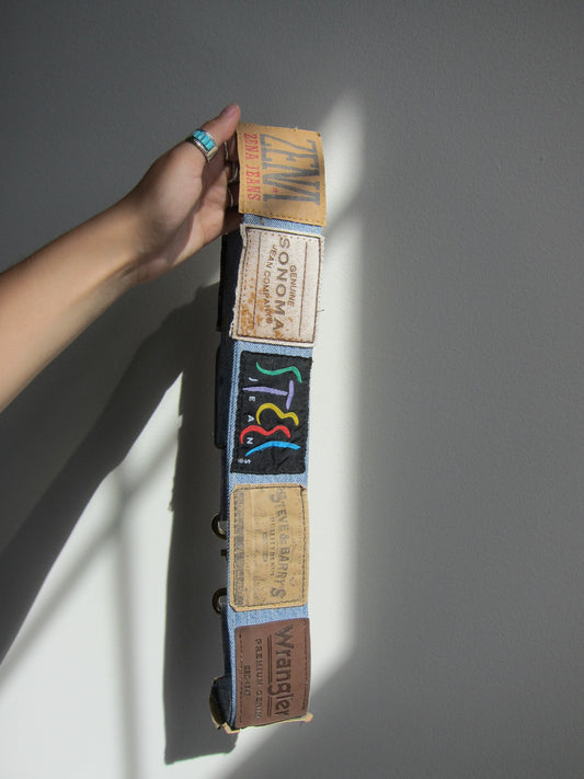 Salvaged Label Belt 01