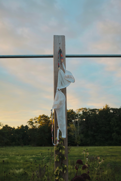 Balconette Button Bra